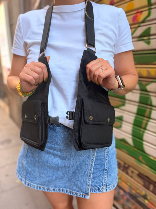 PISTOLERA TELA "CARGO BASIC PLATA"