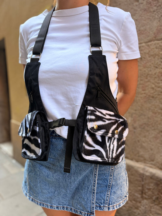 PISTOLERA DE TELA "CARGO CEBRA"