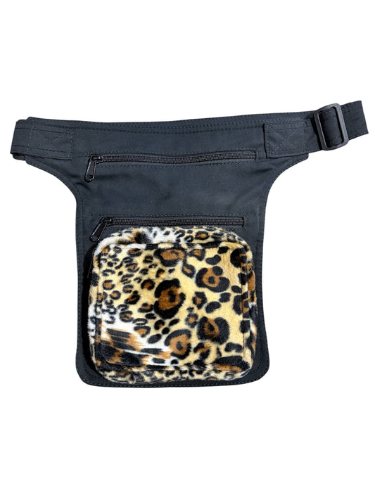 RIÑONERA PIERNA LEOPARDO