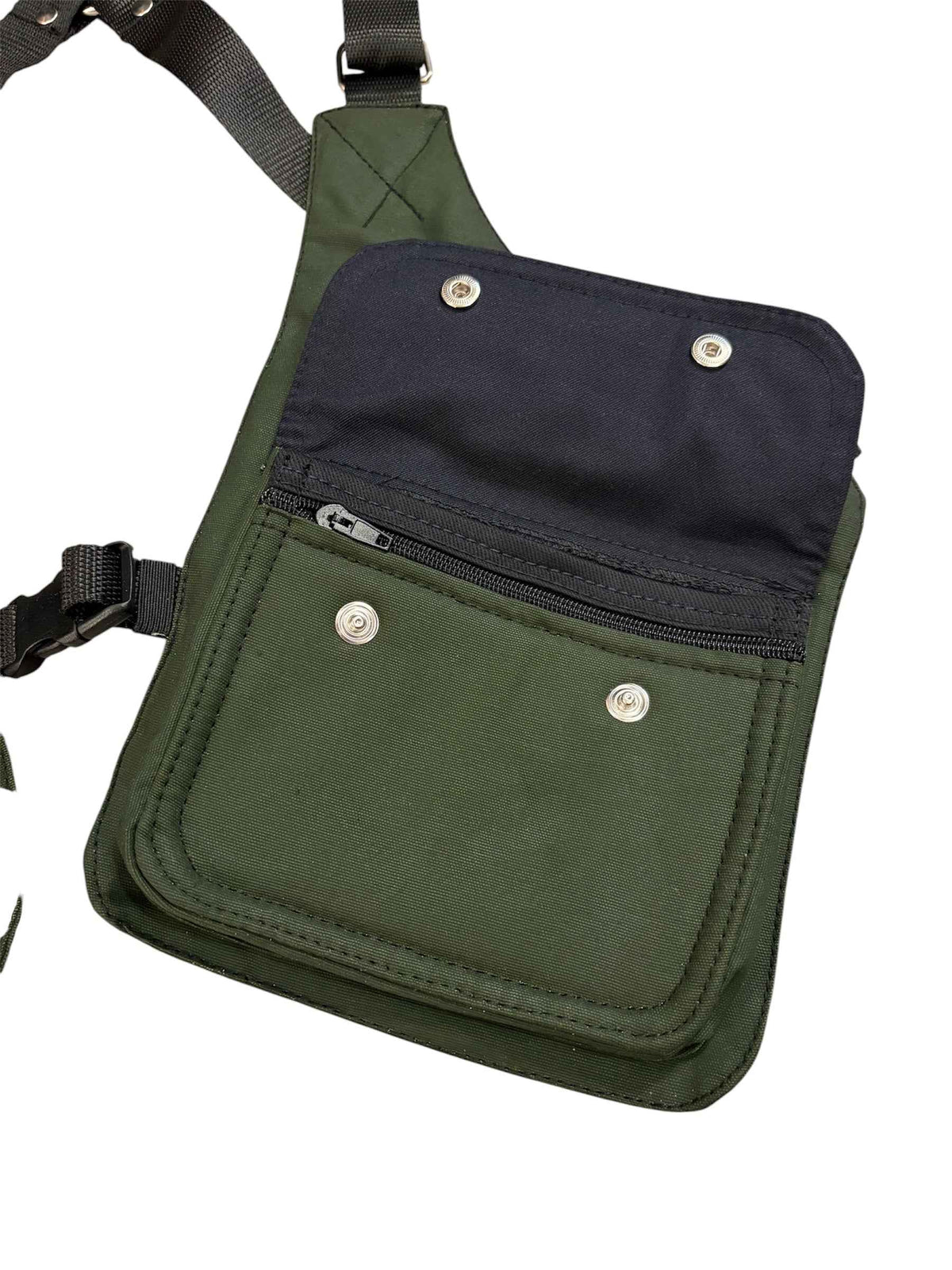 PISTOLERA DE TELA "CARGO ENGRASADA VERDE"