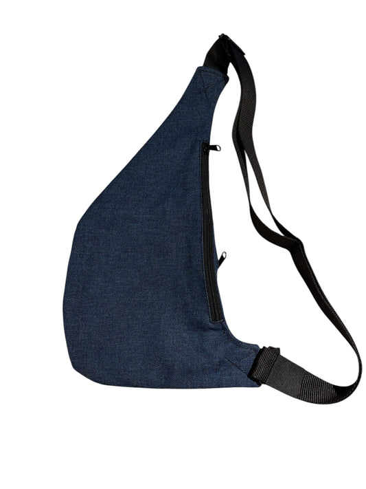 RIÑONERA BANDOLERA VAQUERO Y NEGRO