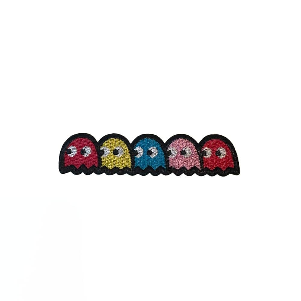 Parche fantasmas de colores