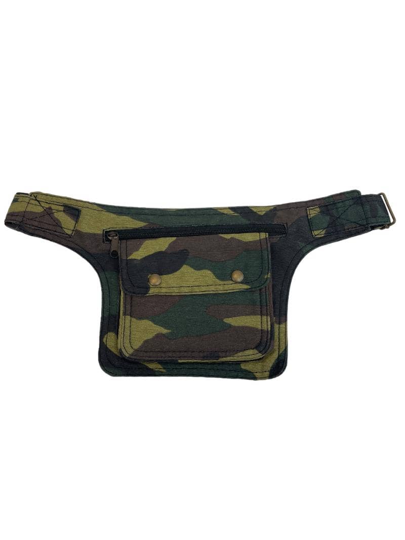 RIÑONERA TELA "CUADRADA CAMUFLAJE"