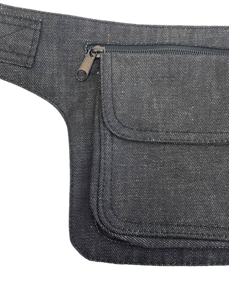RIÑONERA TELA "CUADRADA DENIM"