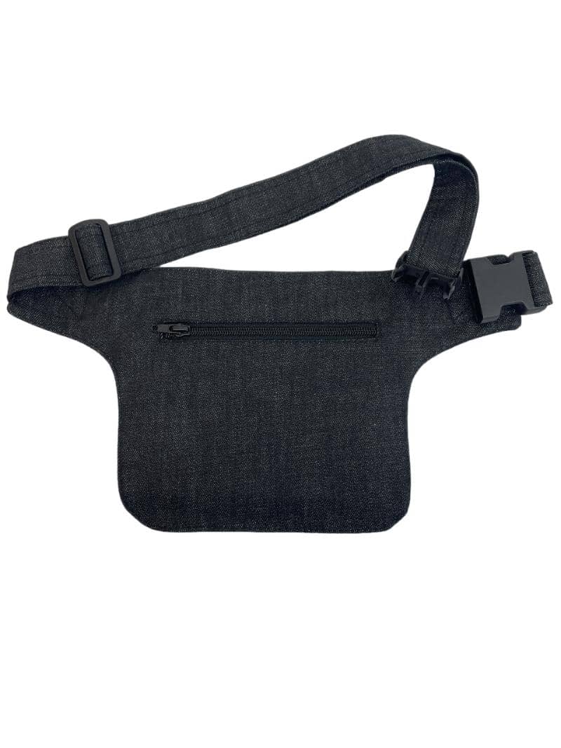 RIÑONERA TELA "CUADRADA DENIM"