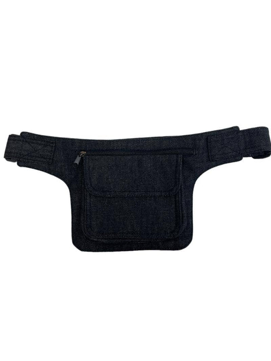 RIÑONERA TELA "CUADRADA DENIM"