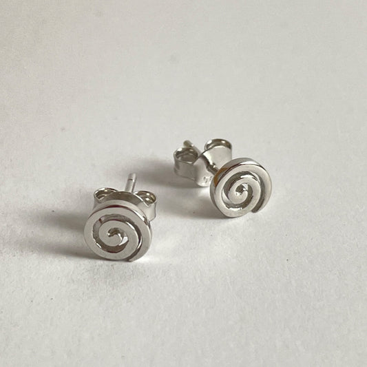 PENDIENTES PLATA ESPIRAL