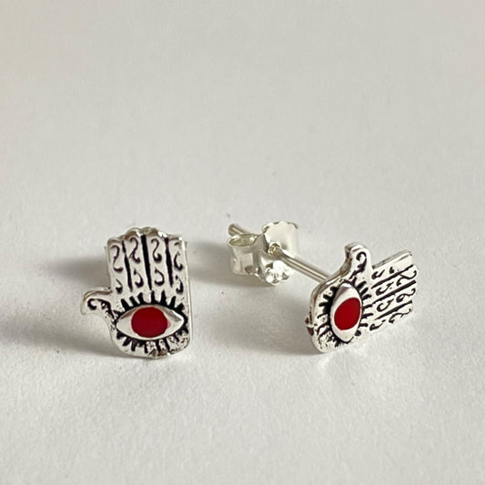 PENDIENTES PLATA MANO DE FÁTIMA