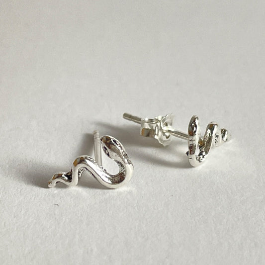 PENDIENTES PLATA SERPIENTE