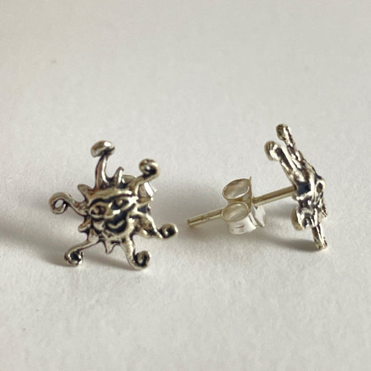 PENDIENTES PLATA SOL