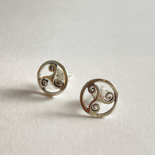 PENDIENTES PLATA TRISQUEL