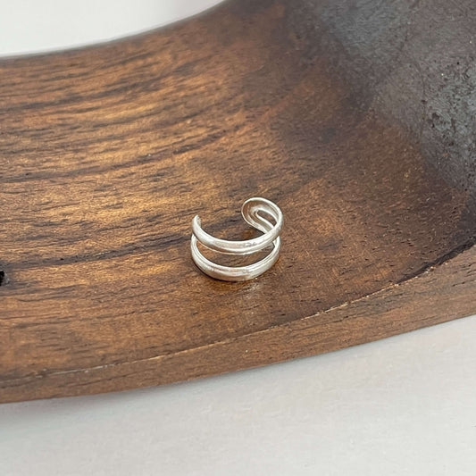 Pendiente de plata para el cartílago