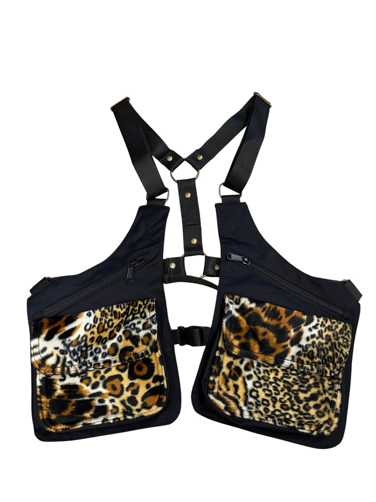 PISTOLERA DE TELA "CARGO LEOPARDO"