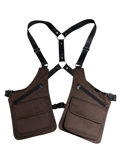 PISTOLERA TELA "CARGO CHOCOLATE"