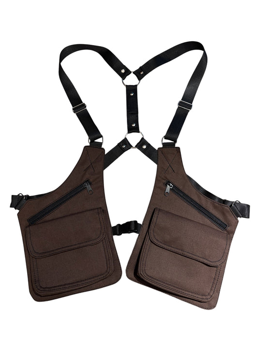 PISTOLERA TELA "CARGO CHOCOLATE"