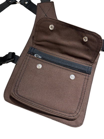 PISTOLERA TELA "CARGO CHOCOLATE"