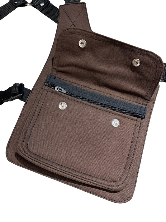 PISTOLERA TELA "CARGO CHOCOLATE"