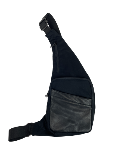 RIÑONERA BANDOLERA NEGRA