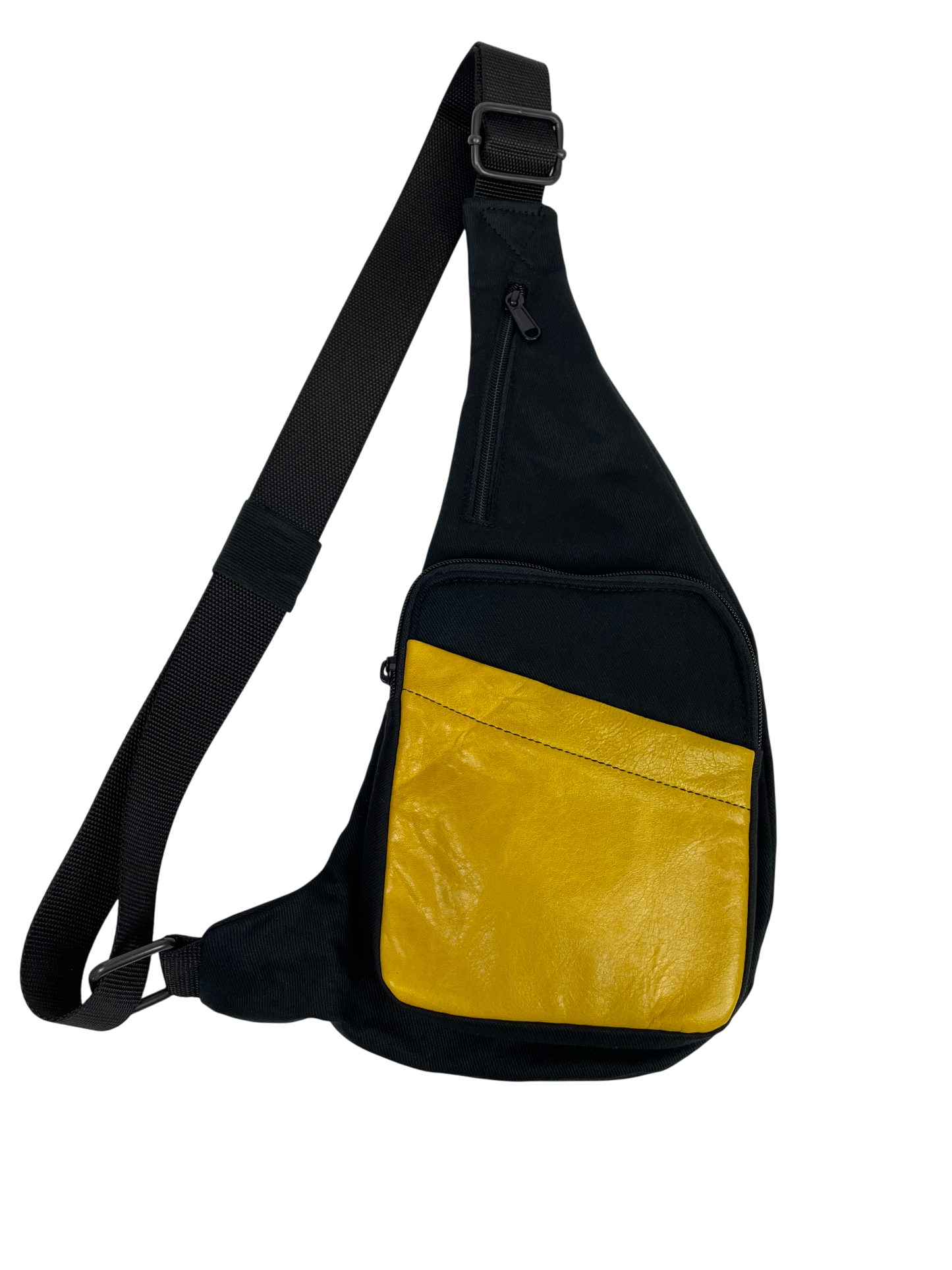 RIÑONERA BANDOLERA AMARILLA