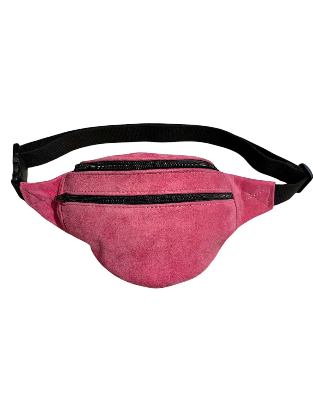 RIÑONERA DE PIEL "ANTE ROSA"