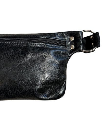 RIÑONERA RECTANGULAR NEGRA