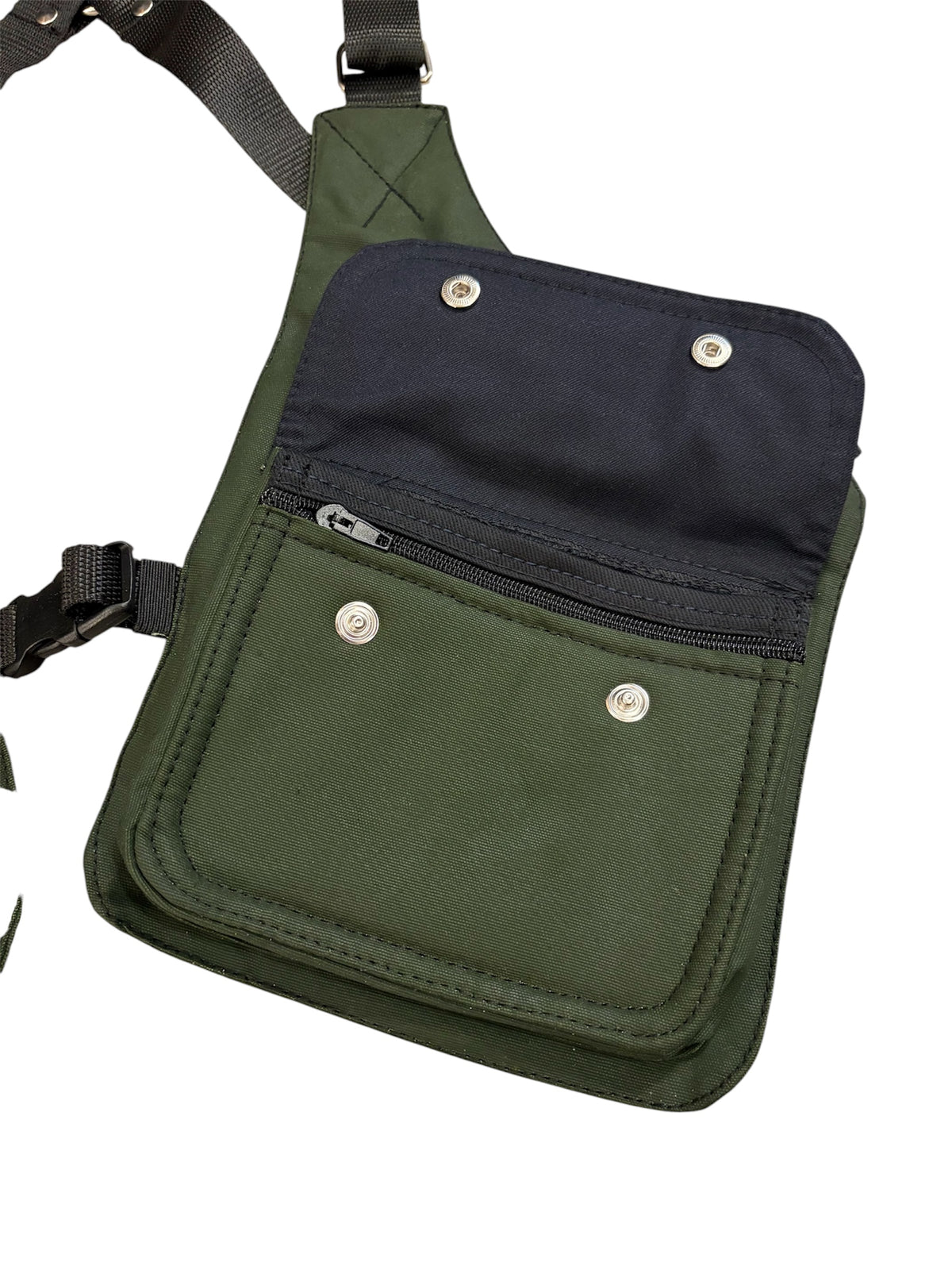 PISTOLERA DE TELA "CARGO ENGRASADA VERDE"