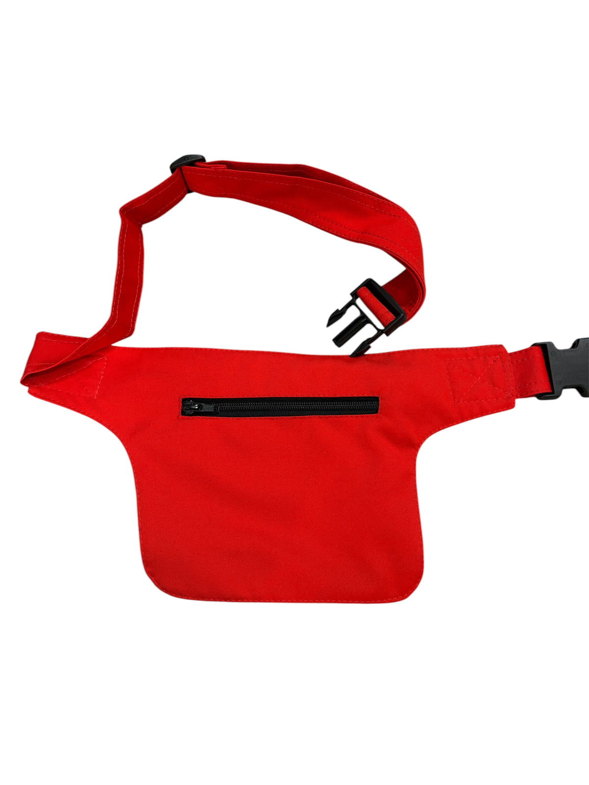 RIÑONERA TELA "CUADRADA ROJA"