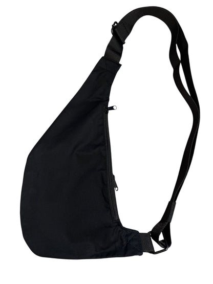 RIÑONERA BANDOLERA TELA NEGRA