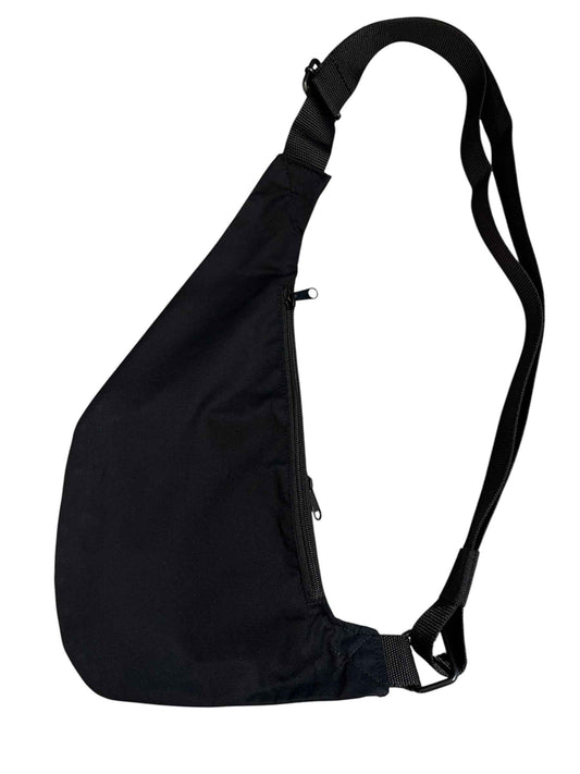 RIÑONERA BANDOLERA TELA NEGRA