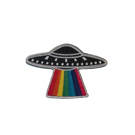 Parche ovni arcoiris