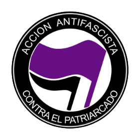 Chapa Acción Antifascista Contra el Patriarcado